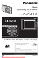 Panasonic DMC-FS12 Operating Instructions Manual