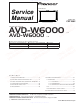 Pioneer AVD-W6000 UC Service Manual