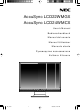NEC AccuSync LCD22WMGX User Manual