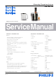 Philips HR1881/00 Service Manual