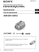 Sony HDR-SR11 Operating Manual