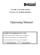 WARPP IN ARC-I series Operating Manual