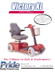 Pride Mobility Victory XL Owner's Manual
