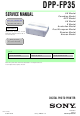 Sony DPP-FP35 Service Manual