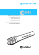 Sennheiser e945 Instruction Manual