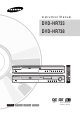 Samsung DVD-HR733 Instruction Manual