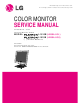 LG Flatron L1510B Service Manual