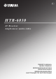 Yamaha HTR-6030 Owner's Manual