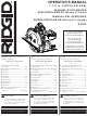 RIDGID R3205 Operator's Manual