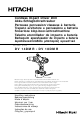 Hitachi DV 14DMR Handling Instructions Manual