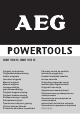 AEG SBE 570 R Original Instructions Manual