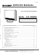 Sharp LC-15A2U Service Manual