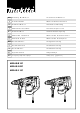 Makita HR4001C Instruction Manual