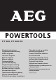 AEG PT 560 Original Instructions Manual