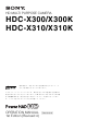 SONY HDC-X300 Owner's Manual