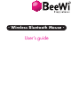 BeeWi WIRELESS BLUETOOTH MOUSE User Manual