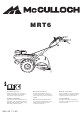 McCulloch MRT6 Instruction Manual