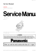 Panasonic KX-FL541 Service Manual