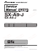 Pioneer SX-A9-J Service Manual