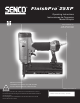 Senco FinishPro 25XP Operating Instructions Manual