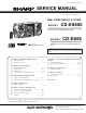 Sharp CD-ES600 Service Manual