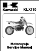 Kawasaki KLX110 Service Manual