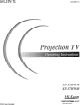 Sony KP-51HW40 Operating	 Instruction