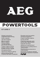 AEG OF 2050 E Original Instructions Manual