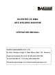 WARPP INARC IH SERIES Operation Manual