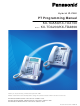 Panasonic KX-TDA50 Pt Programming Manual