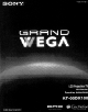 Sony GRAND WEGA KF-60DX100 Operating	 Instruction