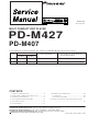 Pioneer PD-M427 Servise Manual