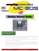 Roland MC-909 Getting Started Manual