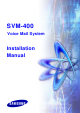 Samsung SVM-400 Installation Manual