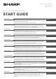 Sharp MX-C300PE Start Manual