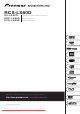Pioneer RCS-LX60D Operation Instructions Manual
