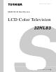 Toshiba 32HL83 Service Manual