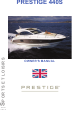 Prestige 2015 PRESTIGE 440S Owner's Manual