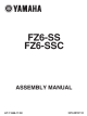 Yamaha FZ6-SS Assembly Manual