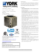 York YHJD18 THRU 60 Technical Manual