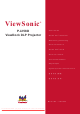 ViewSonic PJ258D User Manual