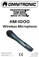 Omnitronic HM-1000 User Manual