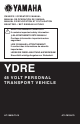 Yamaha YDRE Owner's/Operator's Manual