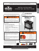 Napoleon GDS25N Installation And Operating Instructions Manual