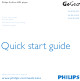 Philips SA3MXX02 Quick Start Manual
