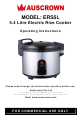 Auscrown ERS5L Operating Instructions Manual