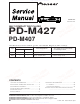 Pioneer PD-M427 Service Manual