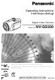 Panasonic NV-GS500 Operating Instructions Manual