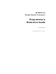 Motorola MVME5100 Programmer's Reference Manual