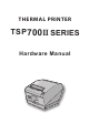 Star Micronics TSP700II SERIES Hardware Manual